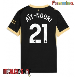 Manchester City Rayan Ait-Nouri #21 Seconda Maglia Femmina 2026-27 Manica Corta